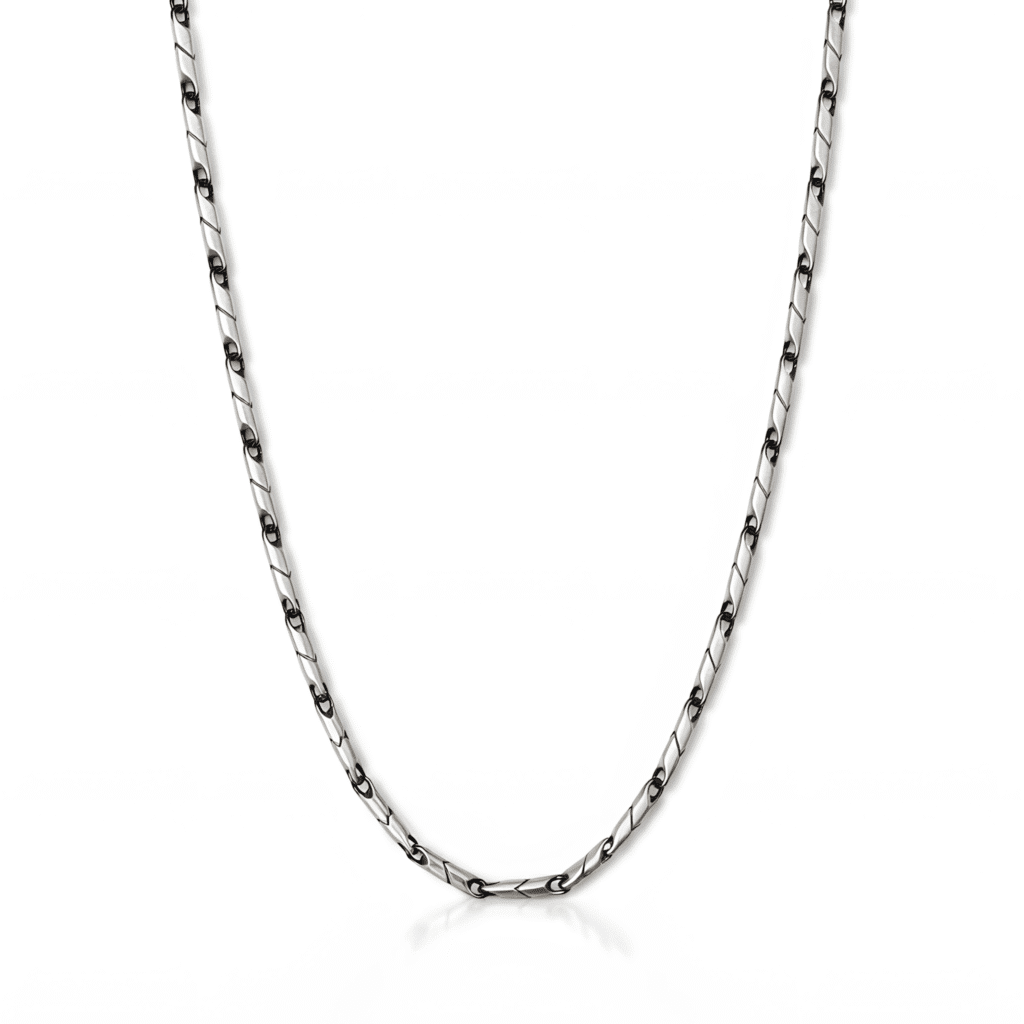 Polished Sterling Box-Link Chain