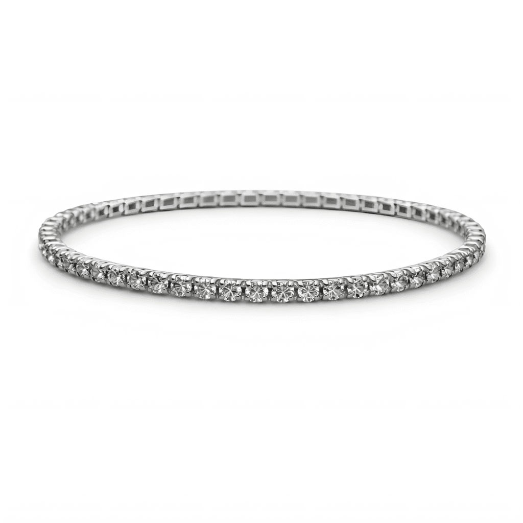 Delicate Pavé Tennis Bracelet