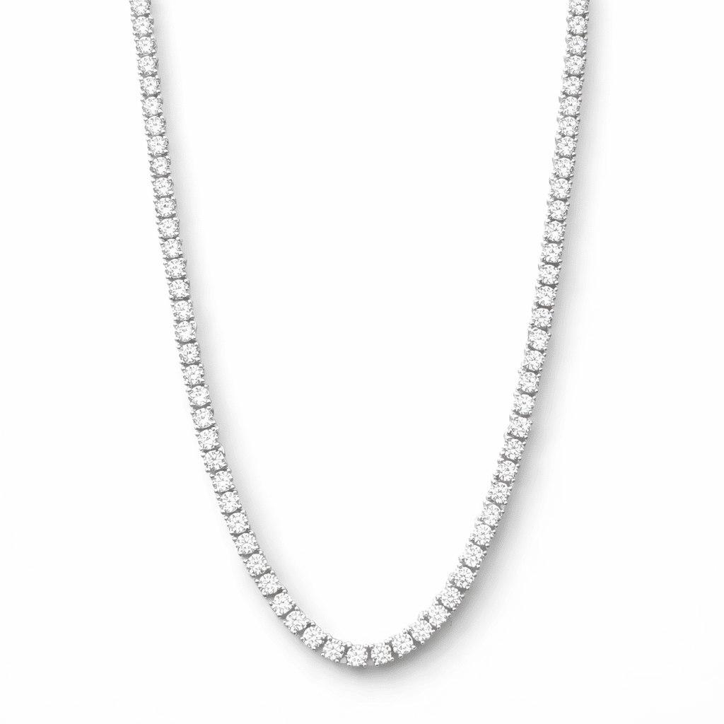 Men's Diamond Eternity Line Chain
