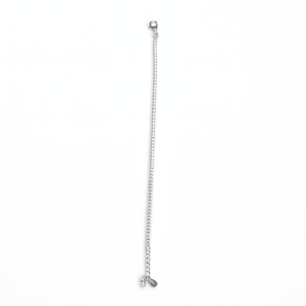 Minimalist Solitaire Chain Bracelet