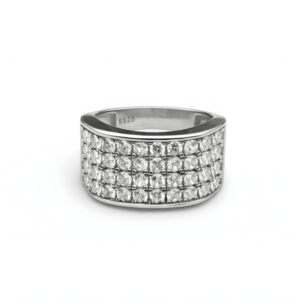 Multi-Row Eternity Pavé Ring