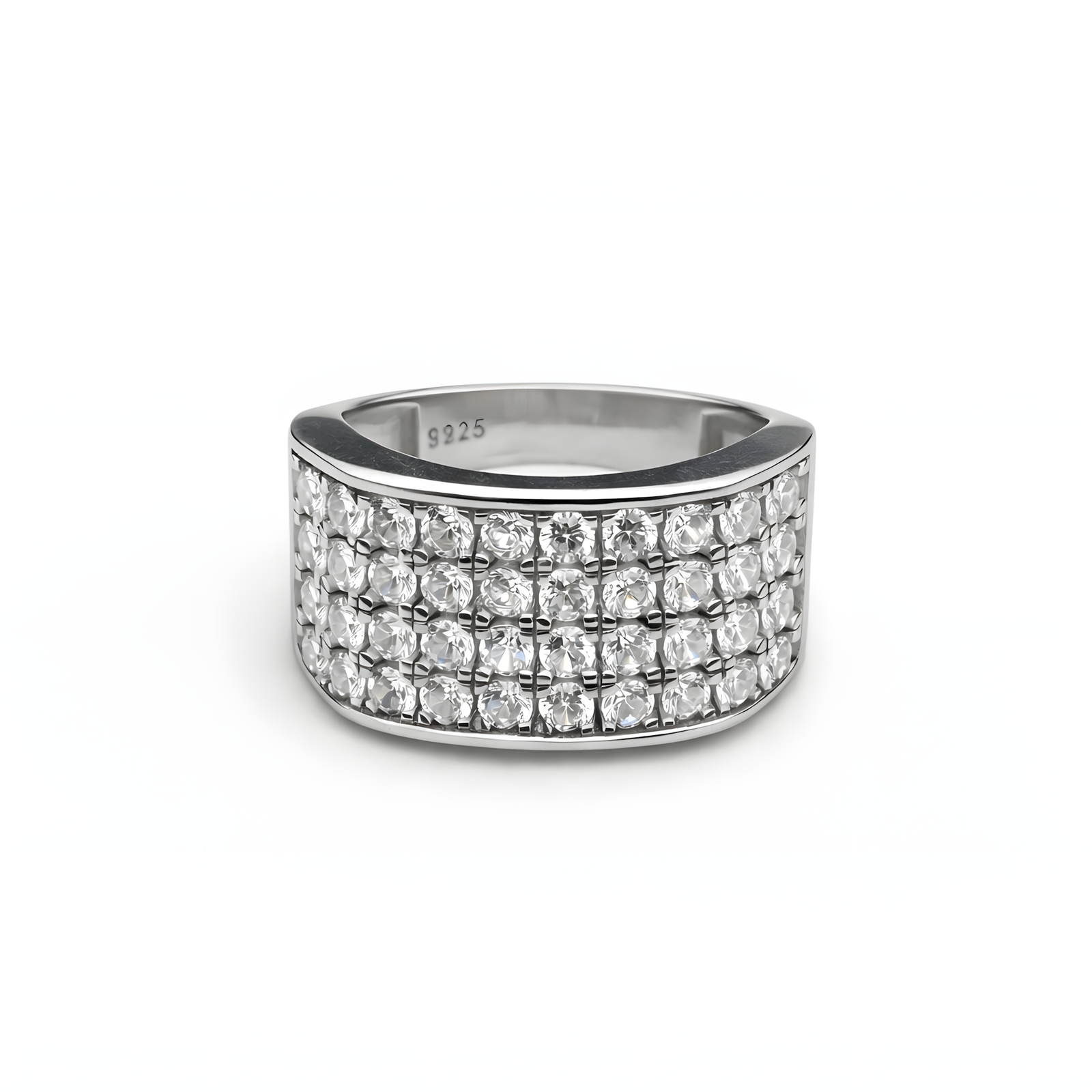 Multi-Row Eternity Pavé Ring