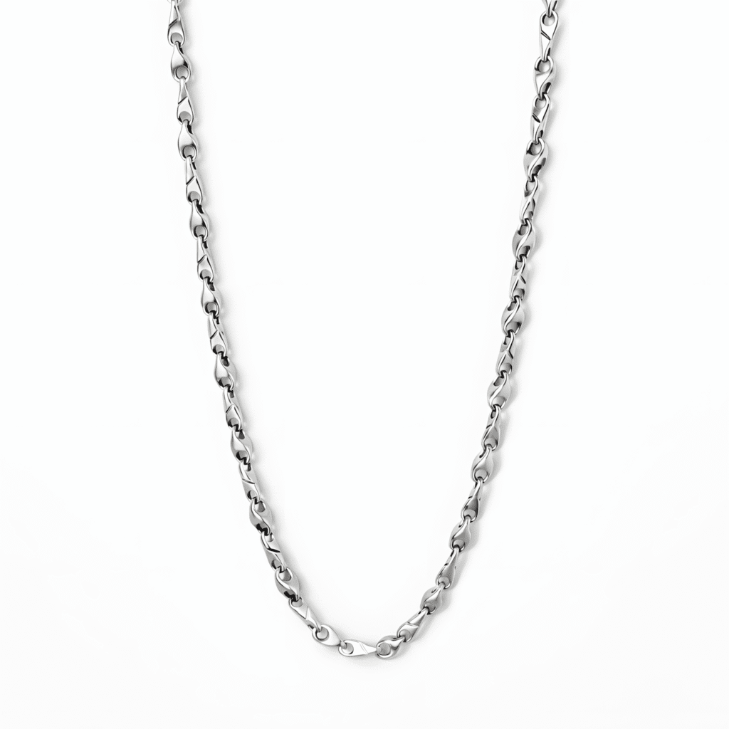 Polished Flat-Filigree Chain