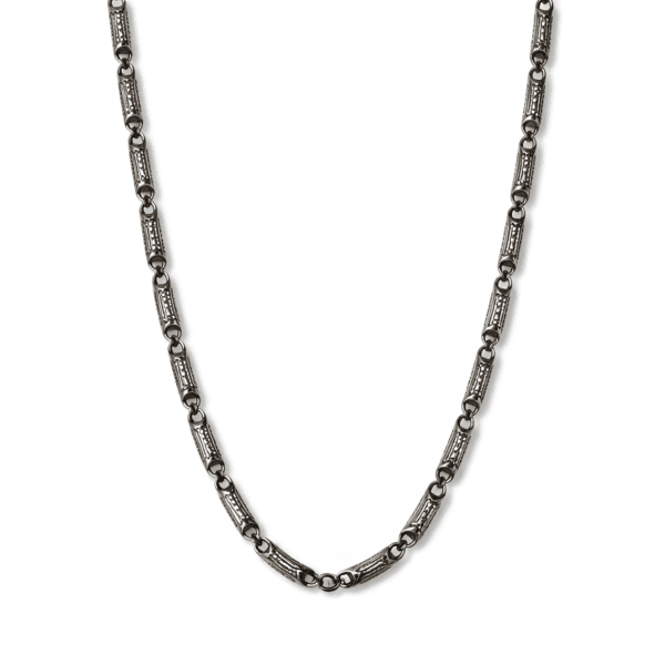 Antiqued Textured Barrel Chain