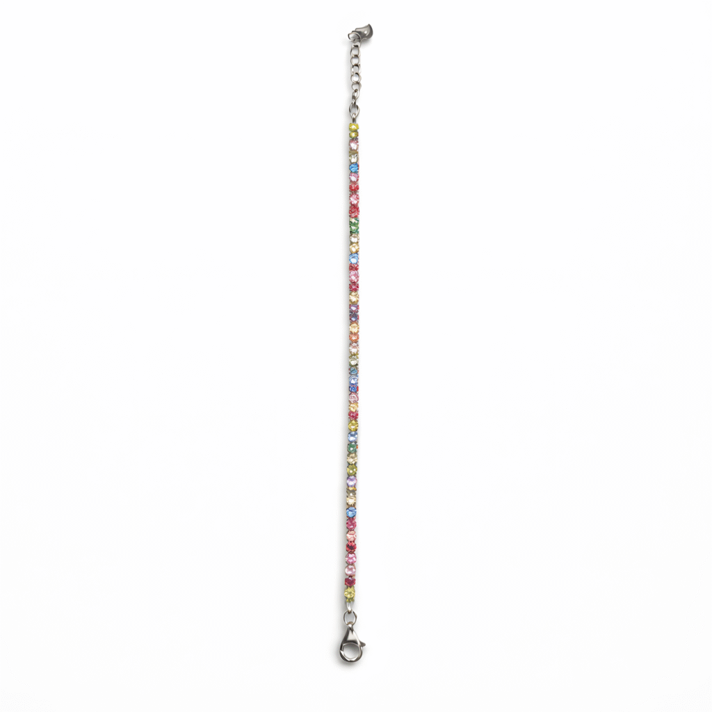 Rainbow Spectrum Tennis Bracelet