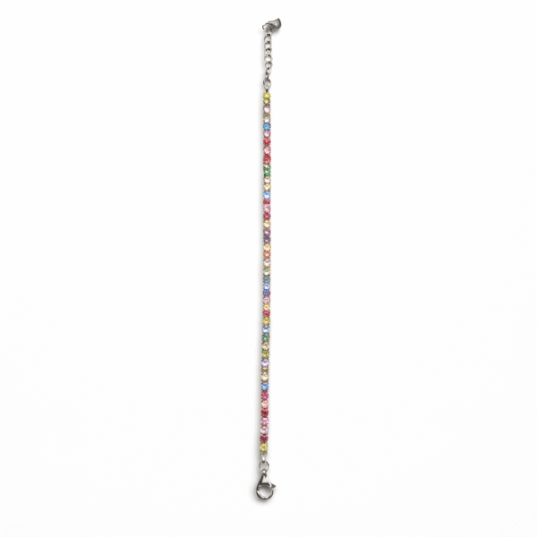 Rainbow Spectrum Tennis Bracelet