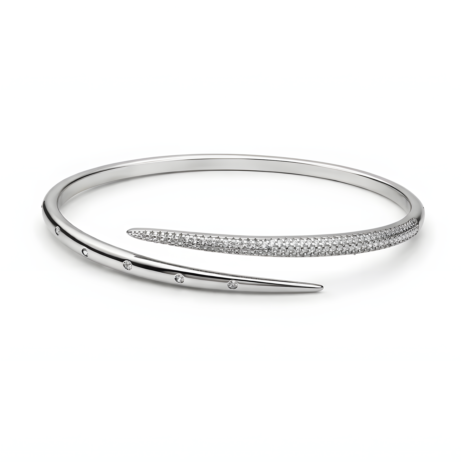 The Tapered Serpentine Wrap Bracelet