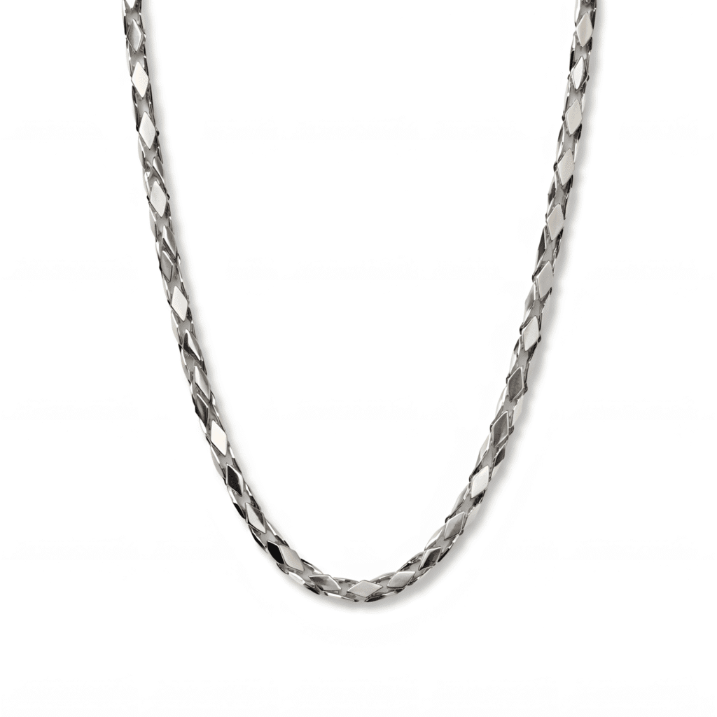 Diamond-Cut Faceted Curb Chain