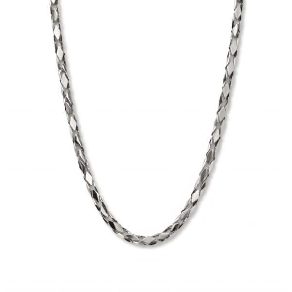 Diamond-Cut Faceted Curb Chain