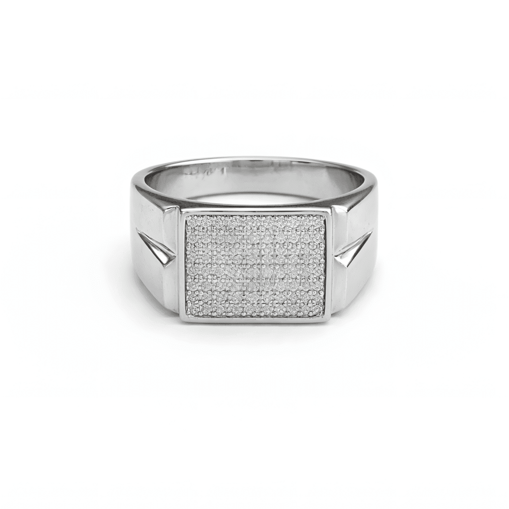 Tapered Pavé Statement Ring