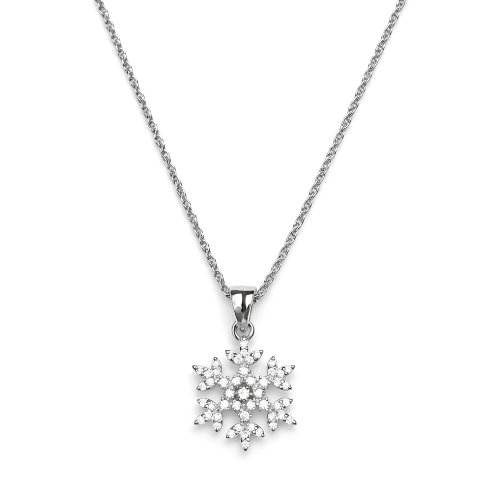 Winter Frost Snowflake Pendant