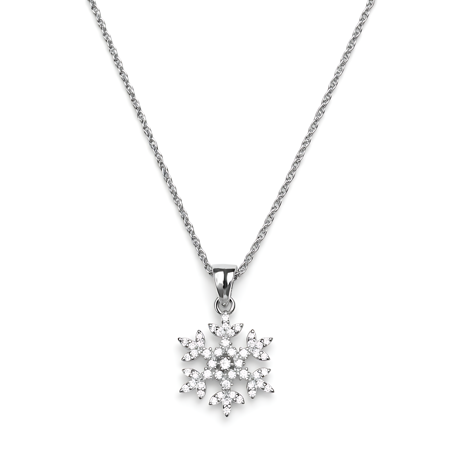 Winter Frost Snowflake Pendant