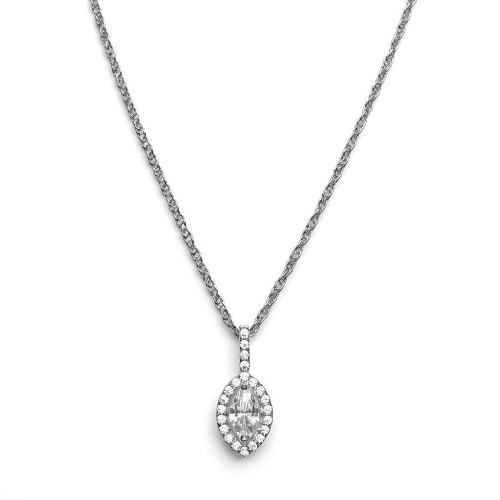 Oval Solitaire Pendant