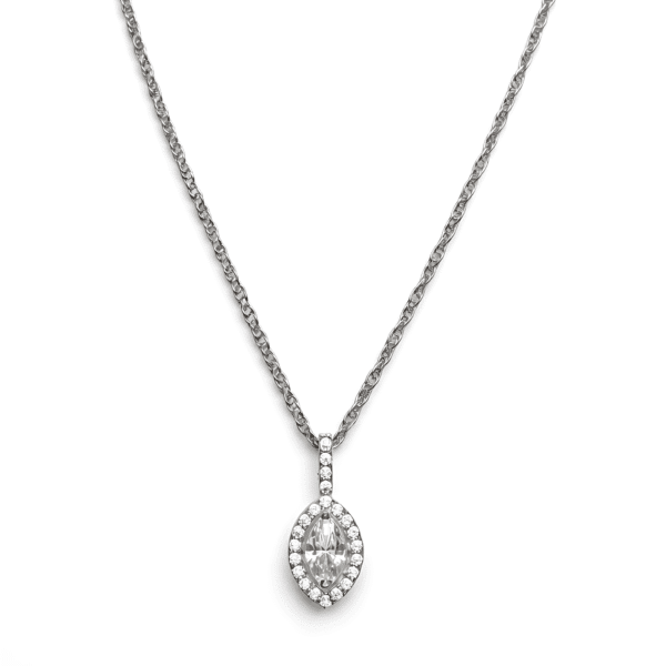 Oval Solitaire Pendant