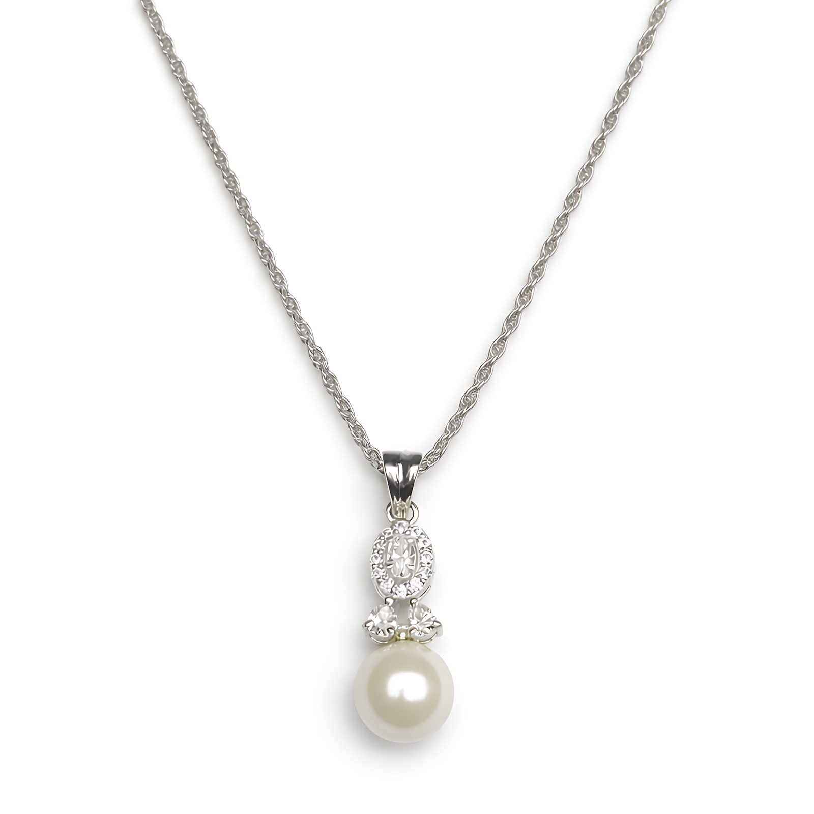 Tiered Pearl Drop Pendant