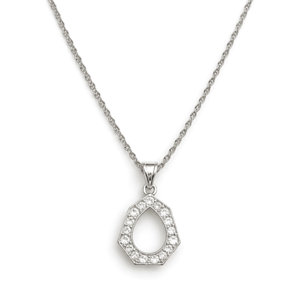 Angular Teardrop Pendant