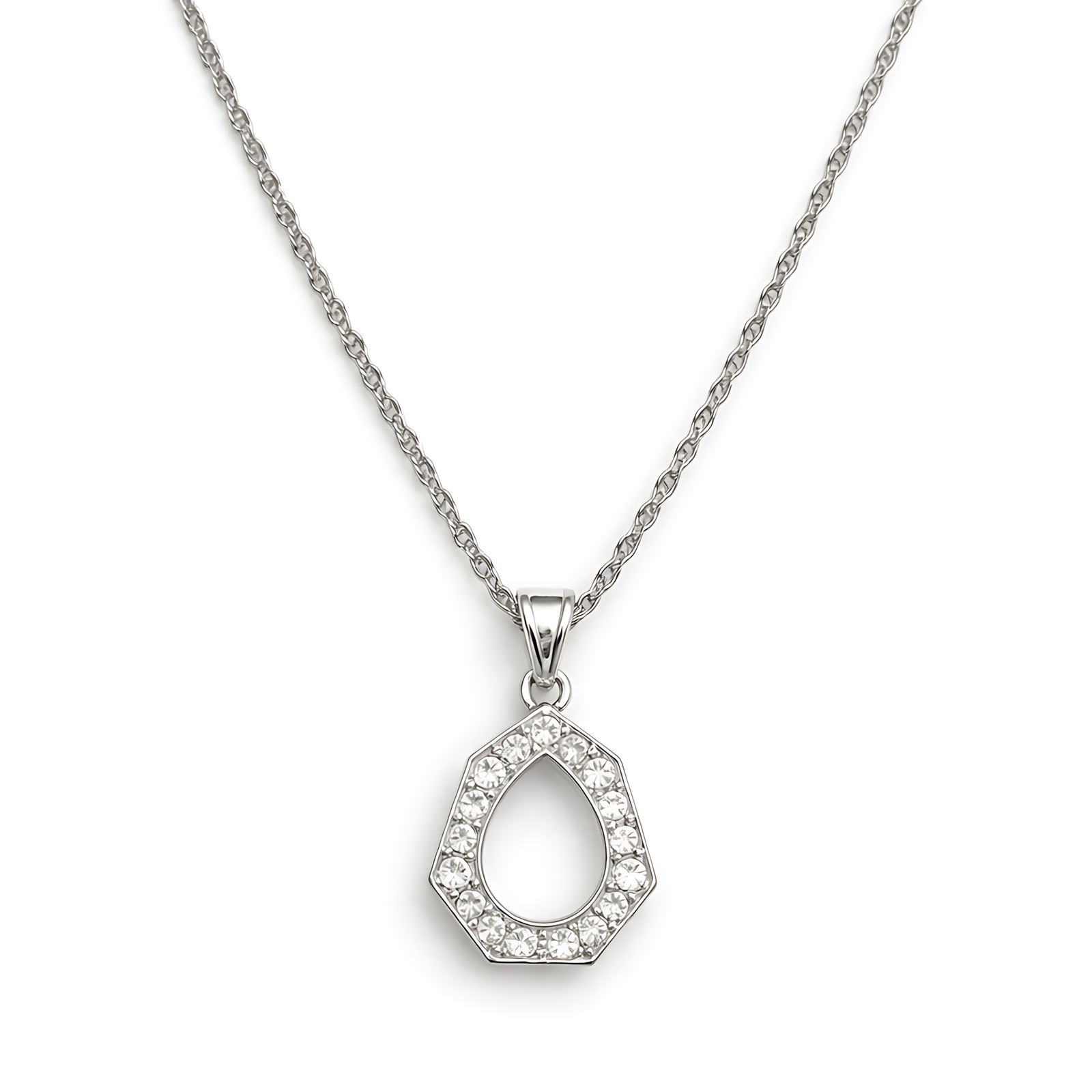 Angular Teardrop Pendant