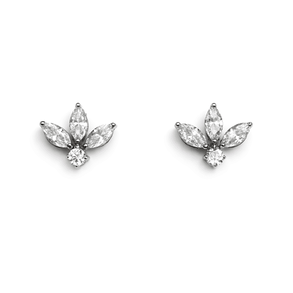 Marquise Lotus Earring