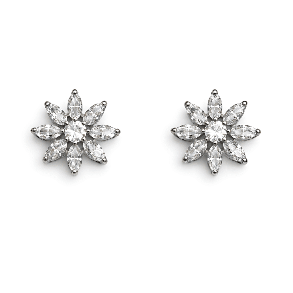 Marquise Sunburst Earring
