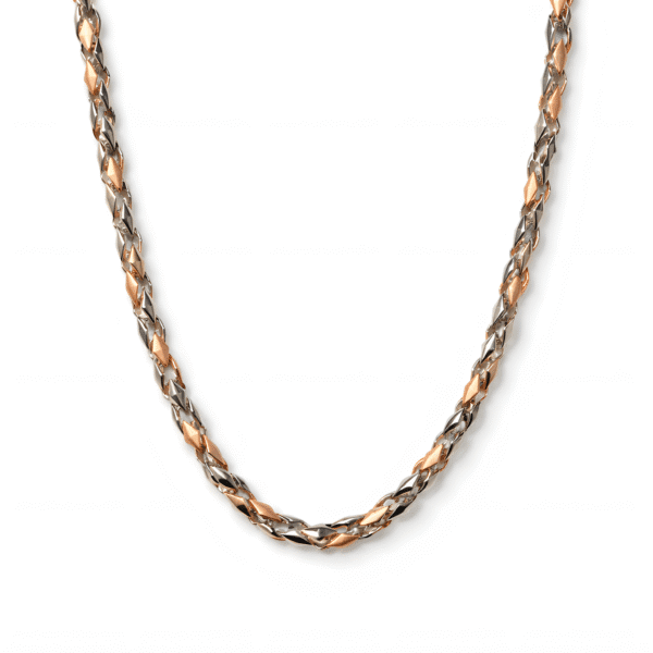 Sculpted Byzantine-Link Chain