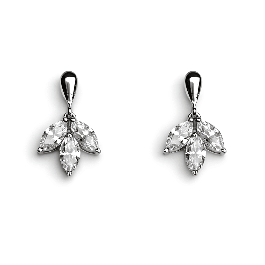 Marquise Cluster Earring
