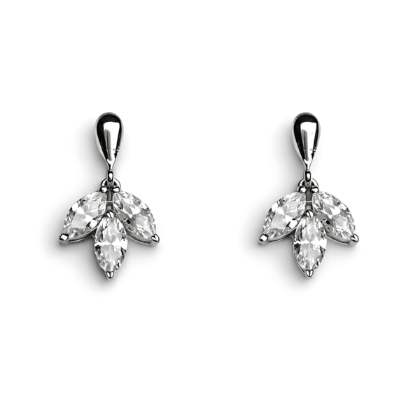 Marquise Cluster Earring