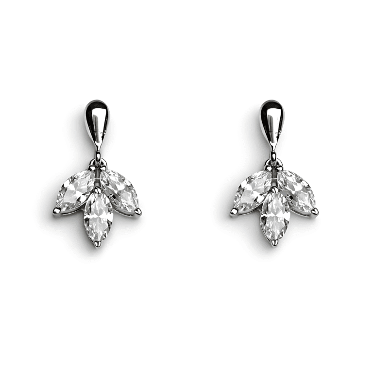 Marquise Cluster Earring