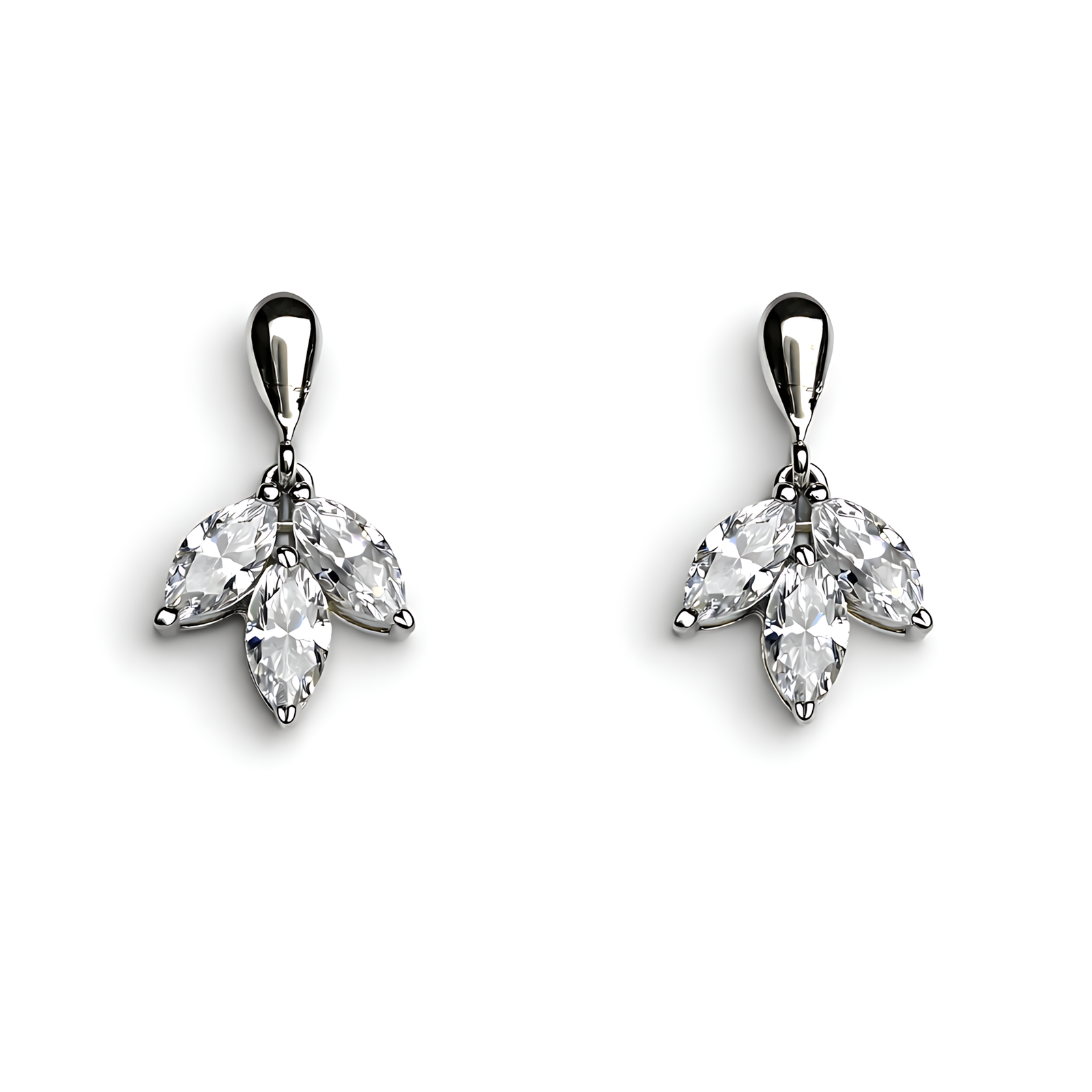 Marquise Cluster Earring