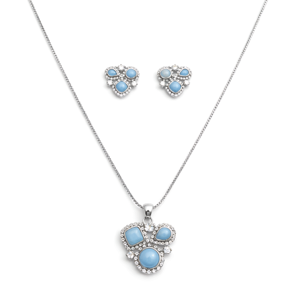 Azure Mosaic Necklace Set