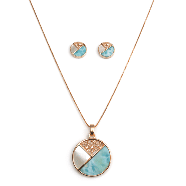 The Mosaic Circle Necklace Set