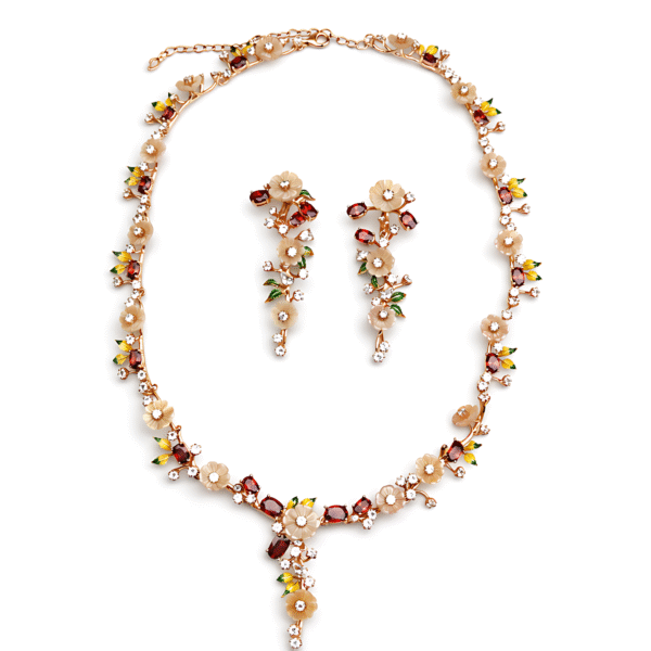 Garden Blossom Necklace Set