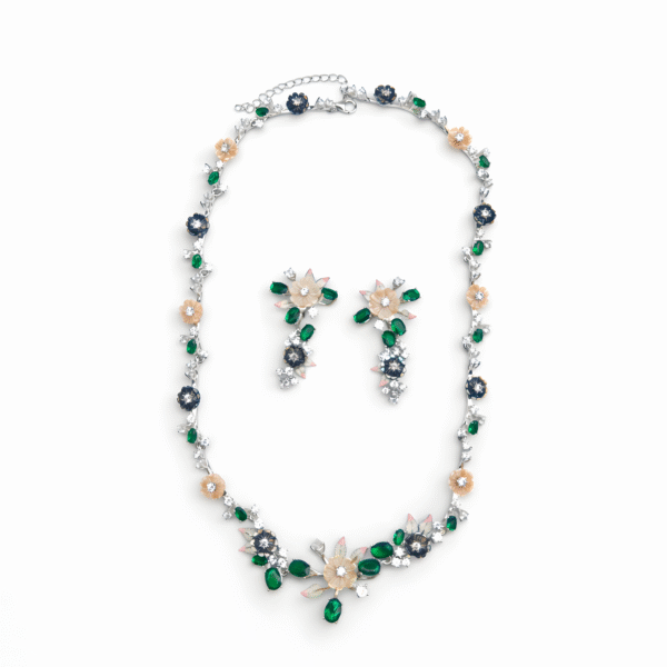 Emerald Meadow Necklace Set