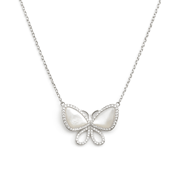 Mother of Pearl Butterfly Pendant