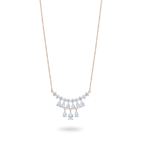 Tiered Teardrop Fringe Pendant