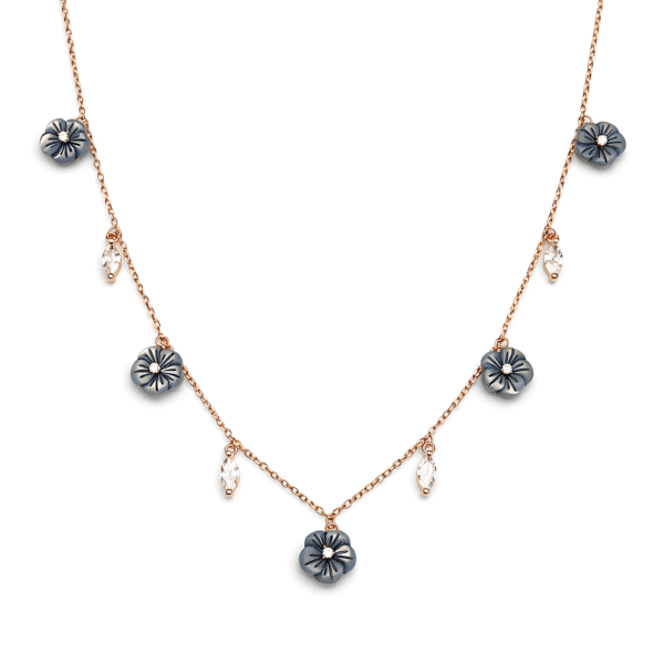 Multi-Floral MOP Charm Pendant