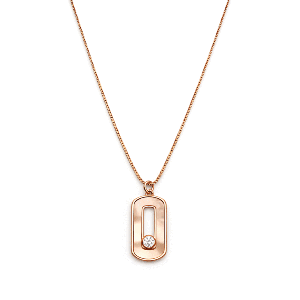 Geometric Solitaire Slide Pendant