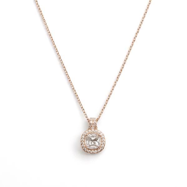 Cushion Halo Solitaire pendant