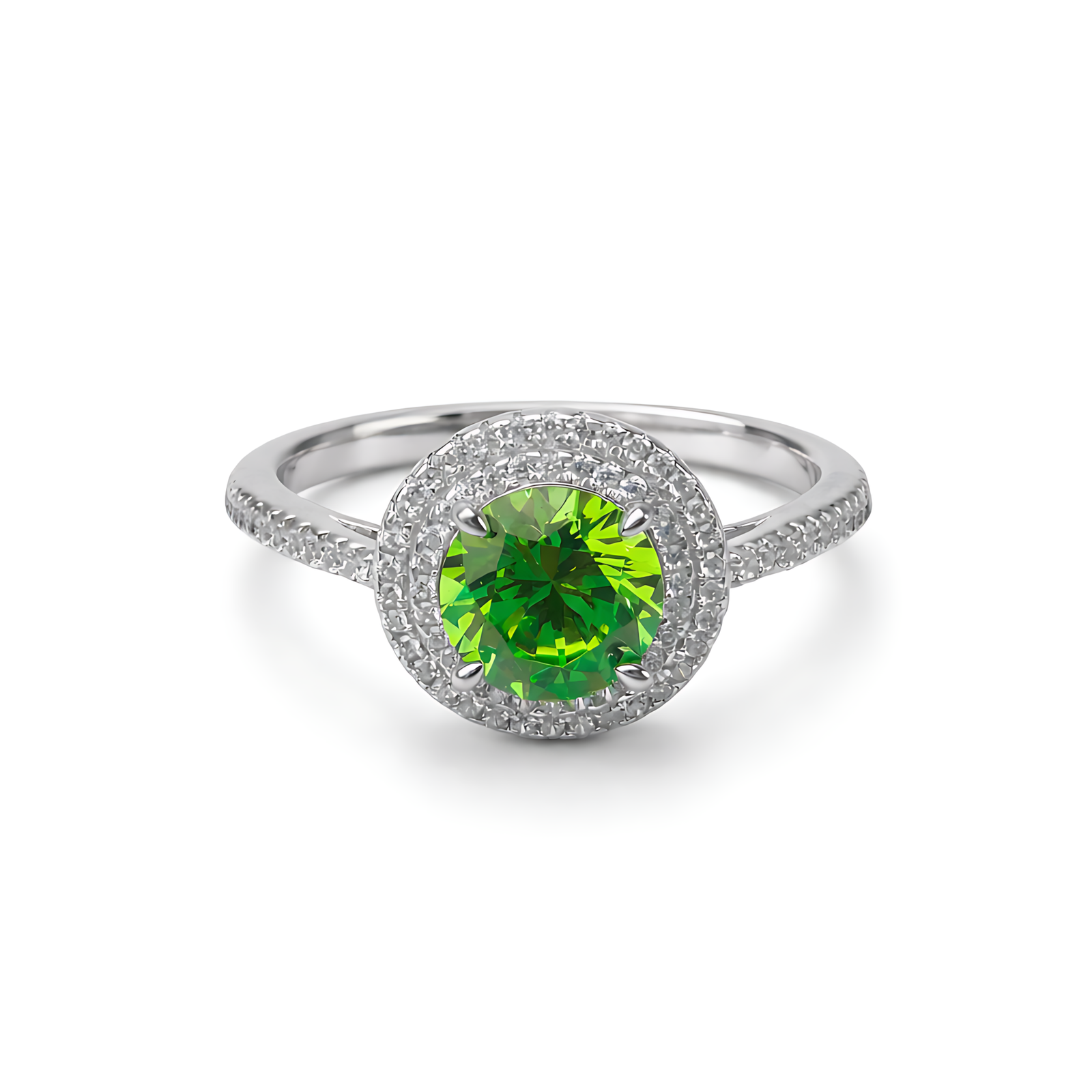 Emerald Green Sparkle Ring
