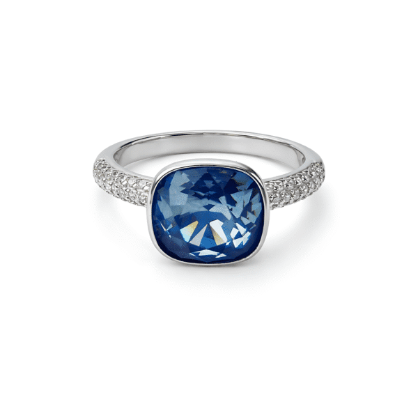 Sapphire Cushion Ring