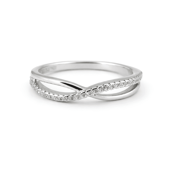 Infinity Twist Band Ring