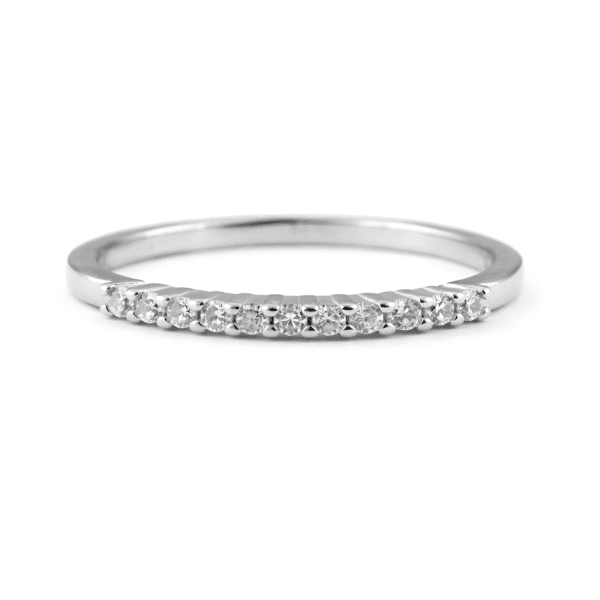 Delicate Half-Eternity Band