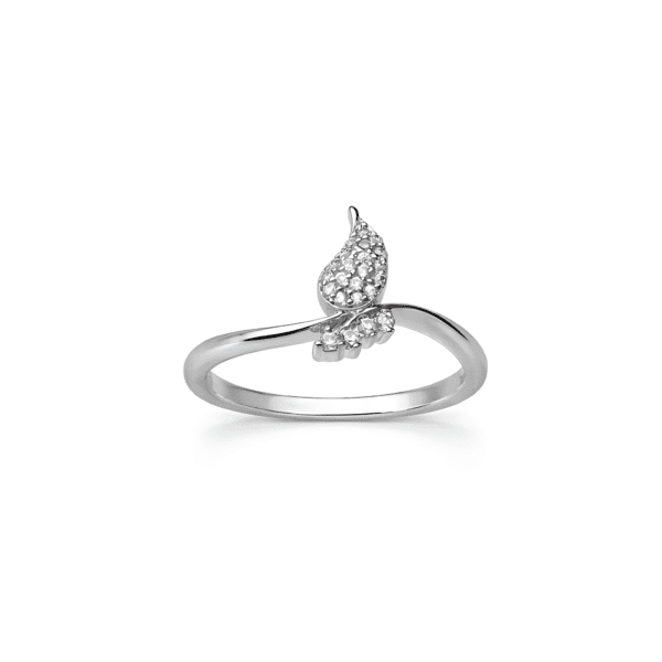 Crystal Wing Bypass Ring