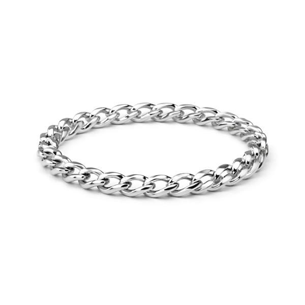 Bold Polished Curb Bracelet