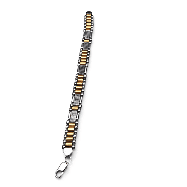 Textured Bicolor Flex Bracelet
