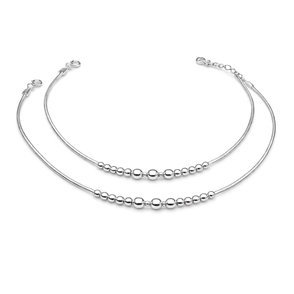 Centered Bead Smooth Payal