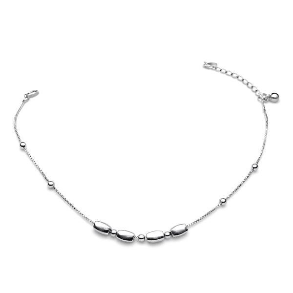 River Stone Reflection Anklet
