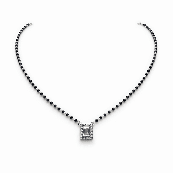 Emerald-Cut Solitaire Mangalsutra