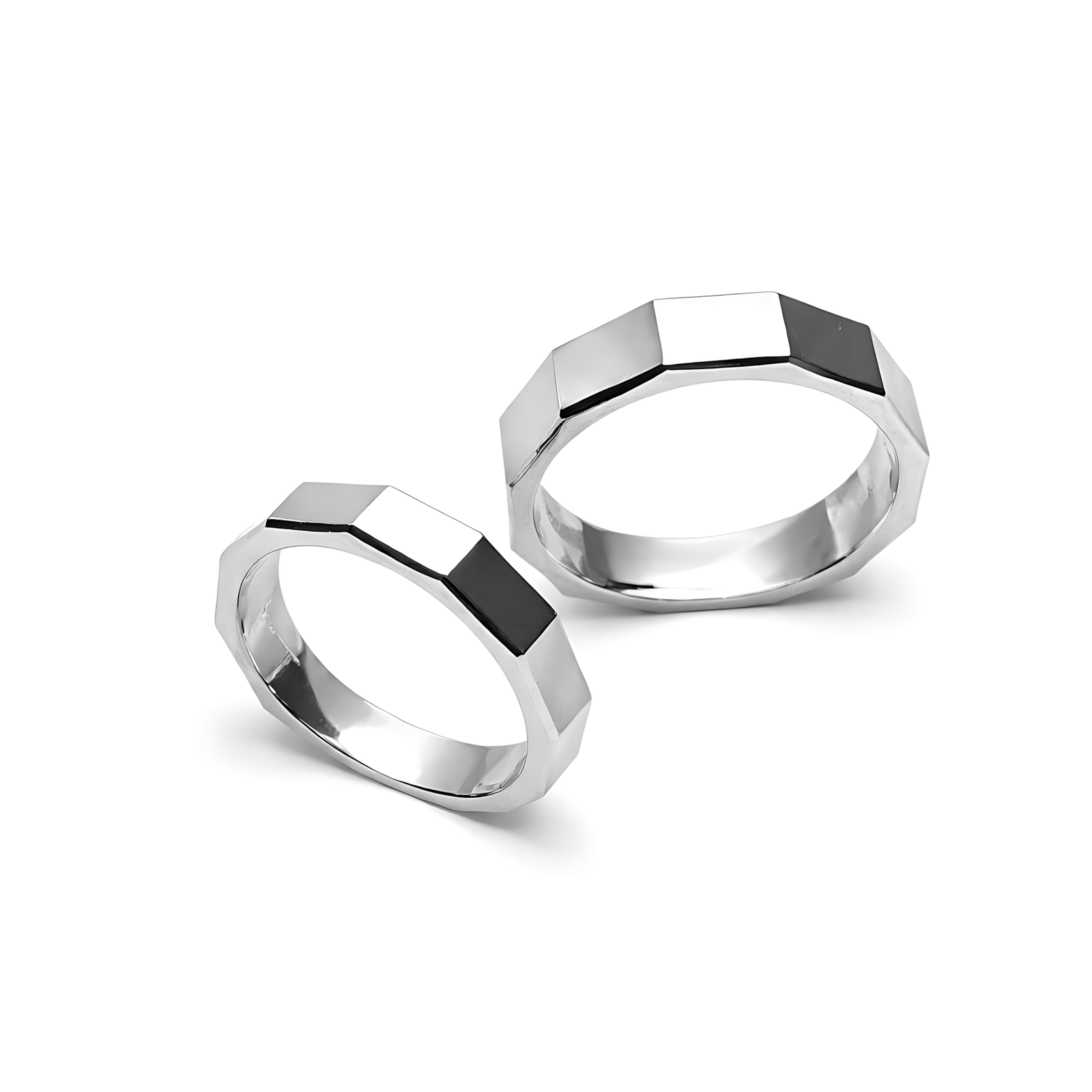 Faceted Geometric Unity Rings